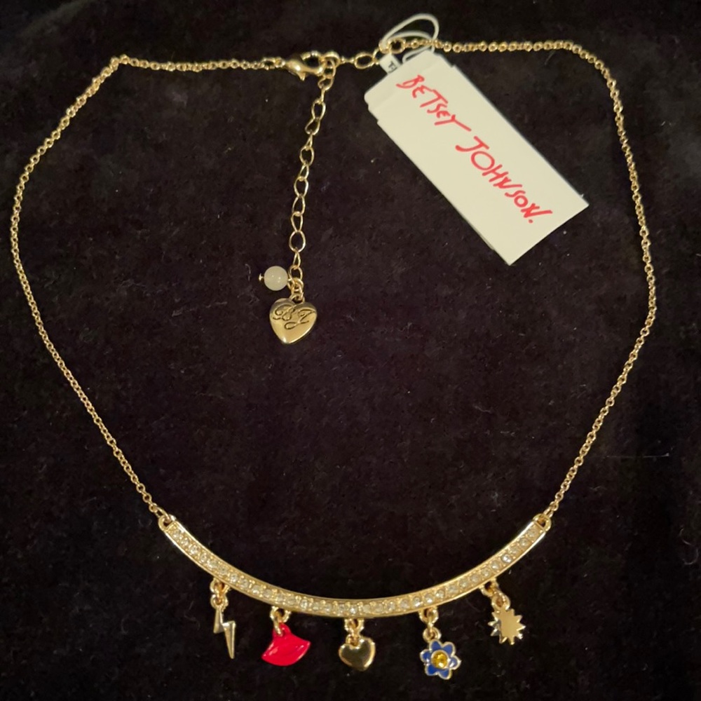 Charm Necklace by Betsey Johnson